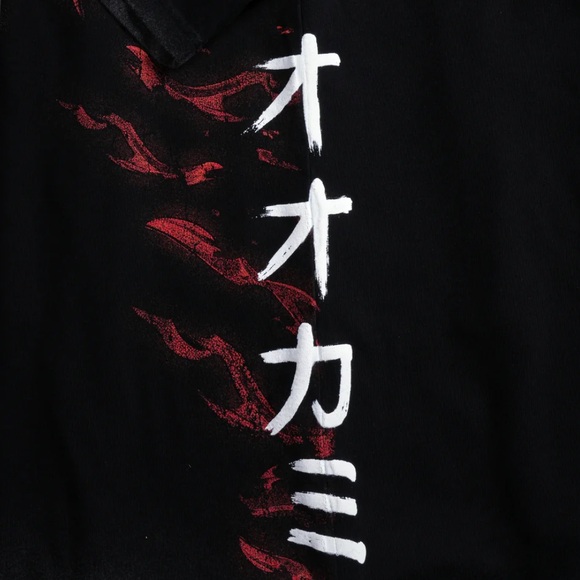 SAMURAI INTEGRITY "SIDE BY SIDE" OVERSIZED TEE IN BLACK - Picture 4 of 8